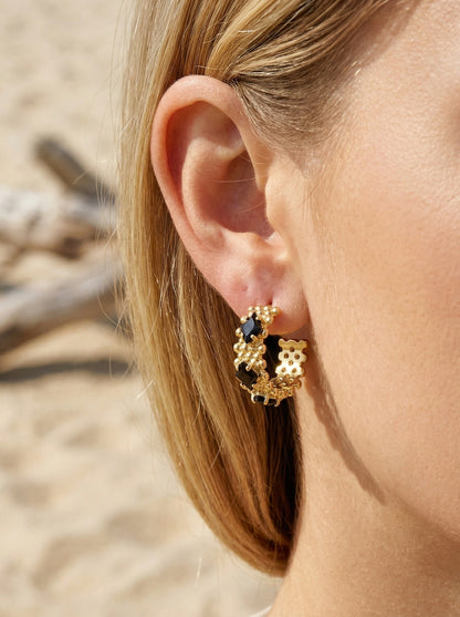 Boucles d’oreilles en acier inoxydable