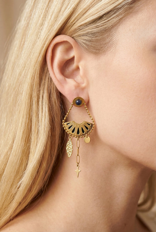 Boucles d’oreilles en acier inoxydable