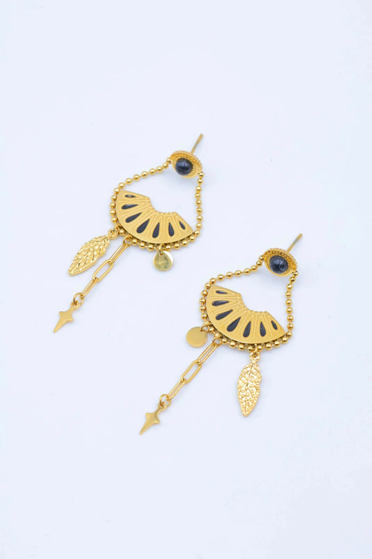 Boucles d’oreilles en acier inoxydable