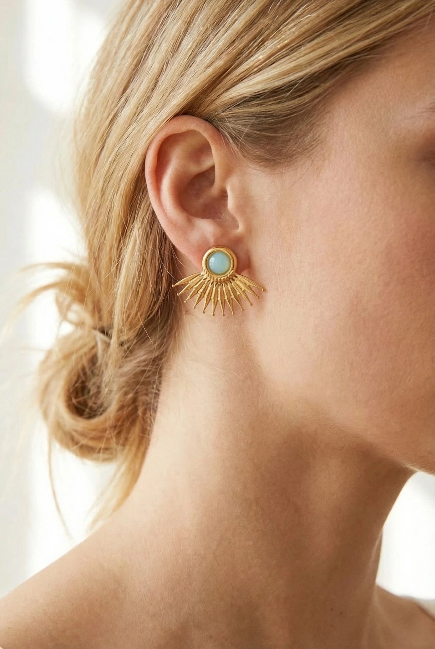 Boucles d’oreilles en acier inoxydable