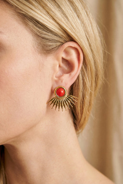 Boucles d’oreilles en acier inoxydable
