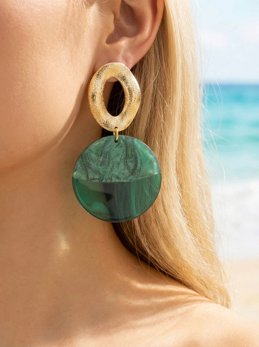 Boucles d’oreilles en acier inoxydable