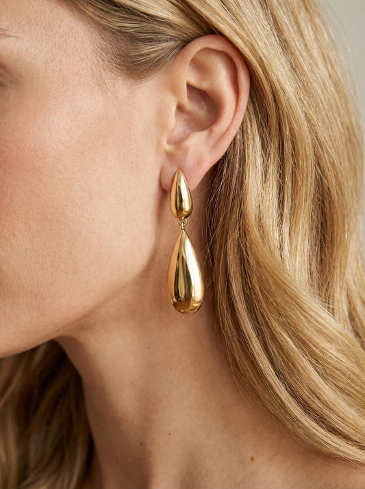 Boucles d’oreilles en acier inoxydable