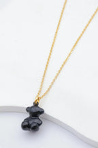 Collier en acier inoxydable - NOIR