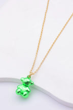 Collier en acier inoxydable - VERT