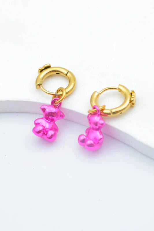 Boucles d’oreilles en acier inoxydable