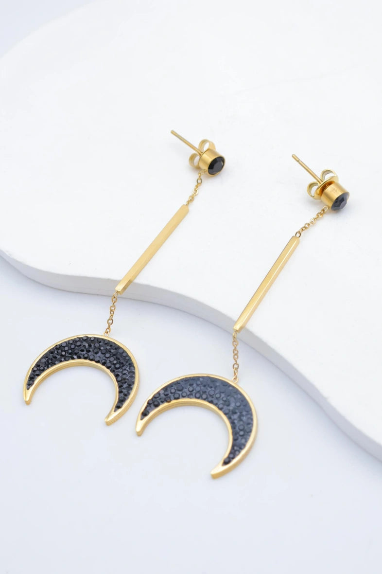 Boucles d'oreilles en acier inoxydable - DORÉ