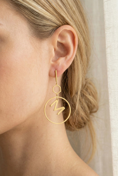 Boucles d’oreilles en acier inoxydable