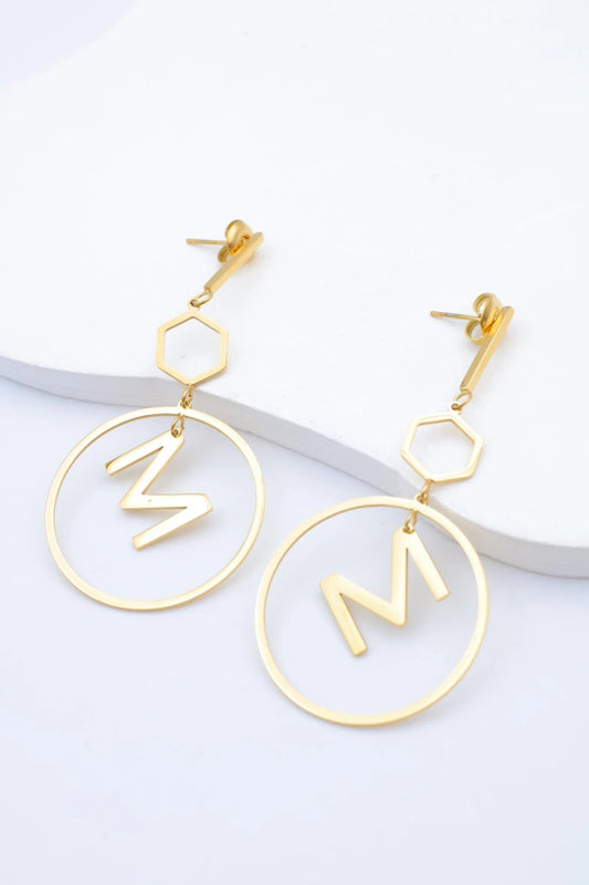 Boucles d’oreilles en acier inoxydable