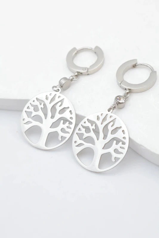 Boucles d’oreilles en acier inoxydable