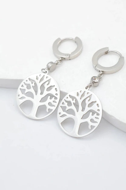 Boucles d’oreilles en acier inoxydable