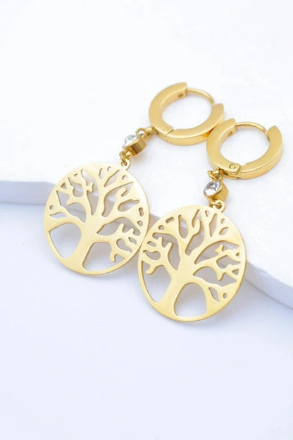 Boucles d’oreilles en acier inoxydable
