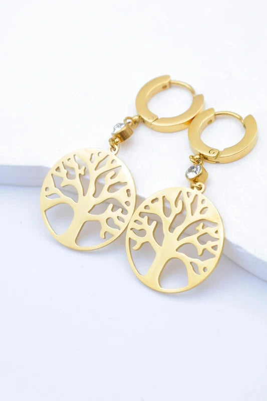 Boucles d’oreilles en acier inoxydable