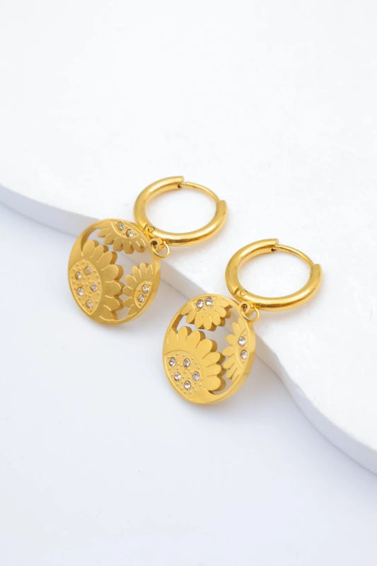 Boucles d’oreilles en acier inoxydable