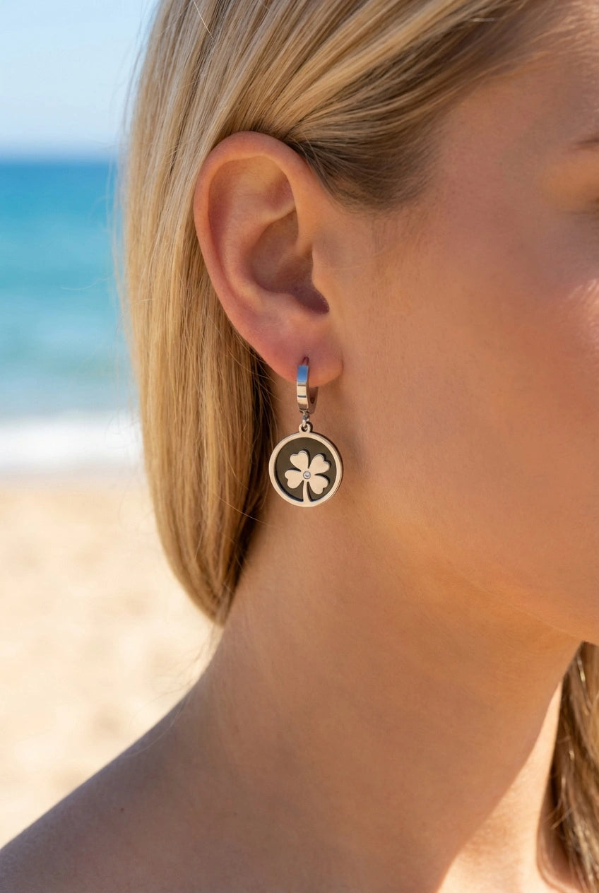 Boucles d’oreilles en acier inoxydable