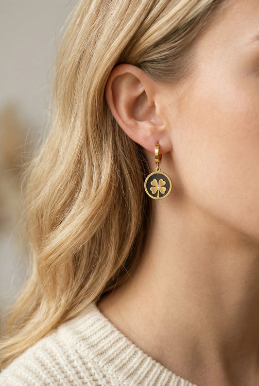 Boucles d’oreilles en acier inoxydable