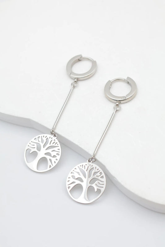Boucles d’oreilles en acier inoxydable