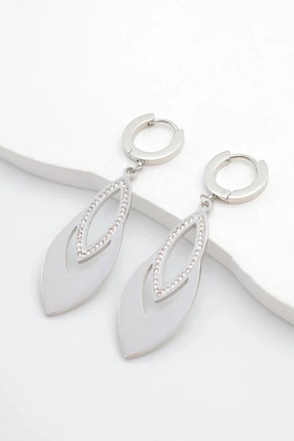 Boucles d’oreilles en acier inoxydable