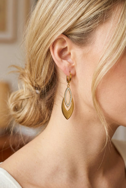Boucles d’oreilles en acier inoxydable