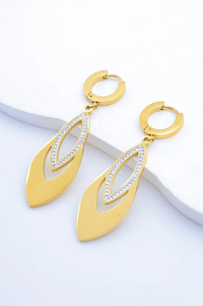 Boucles d’oreilles en acier inoxydable