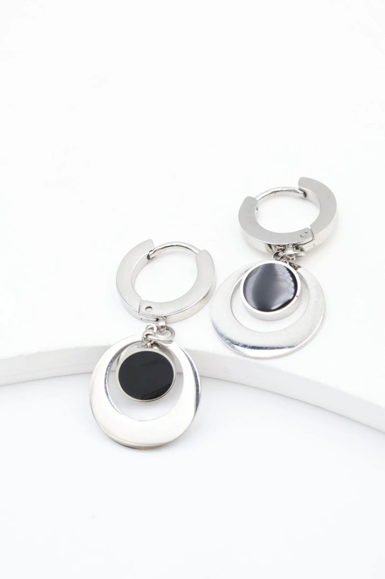 Boucles d’oreilles en acier inoxydable