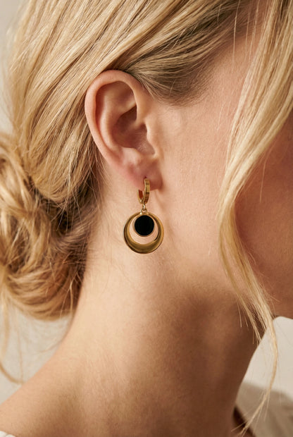 Boucles d’oreilles en acier inoxydable