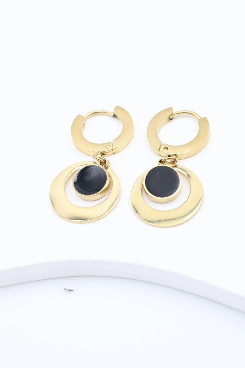 Boucles d’oreilles en acier inoxydable