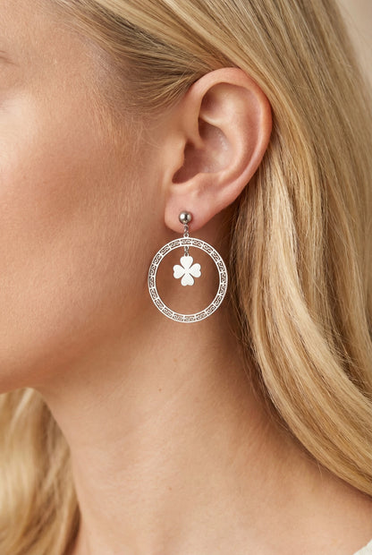 Boucles d’oreilles en acier inoxydable