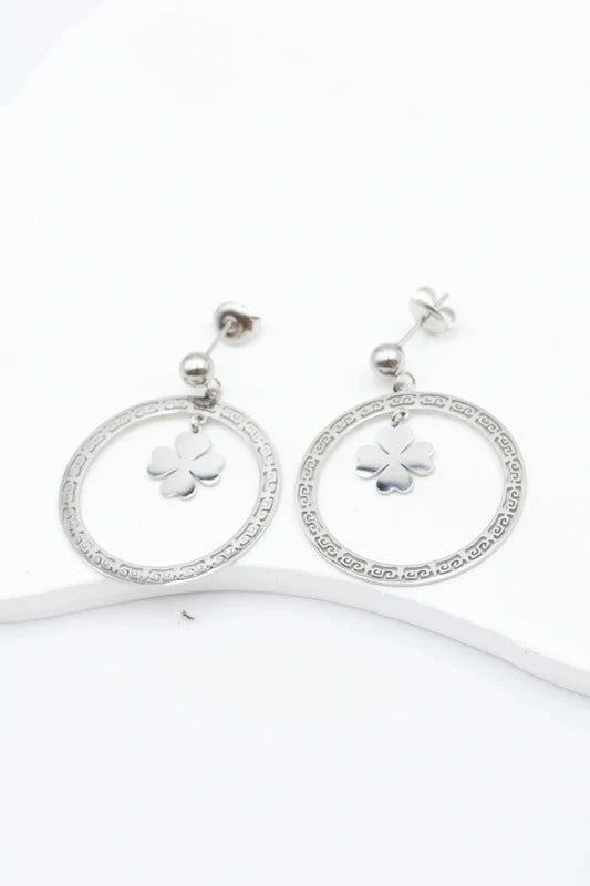 Boucles d’oreilles en acier inoxydable