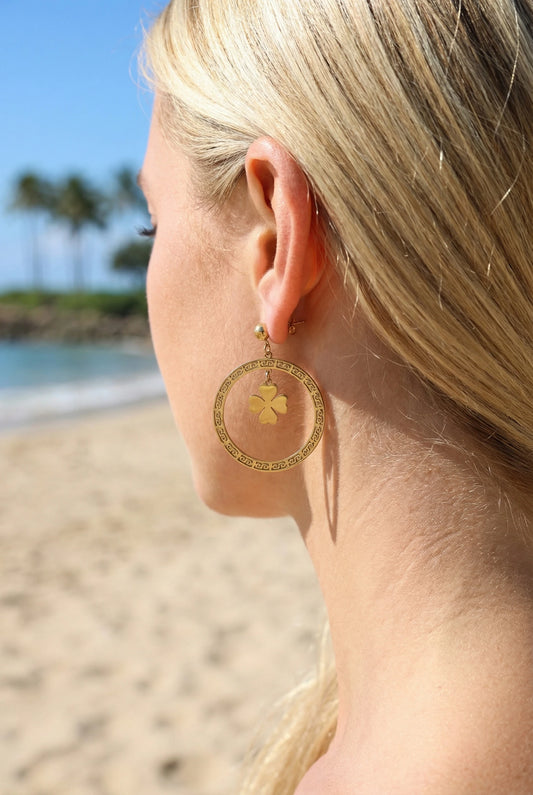 Boucles d’oreilles en acier inoxydable
