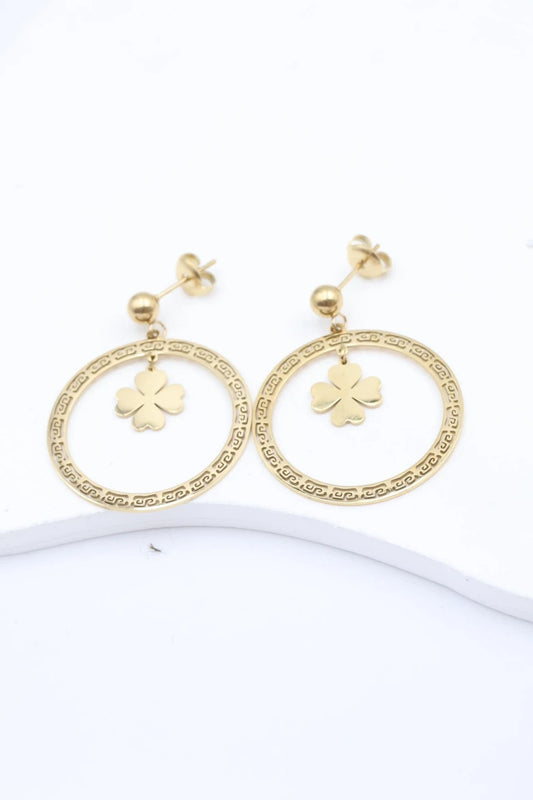 Boucles d’oreilles en acier inoxydable