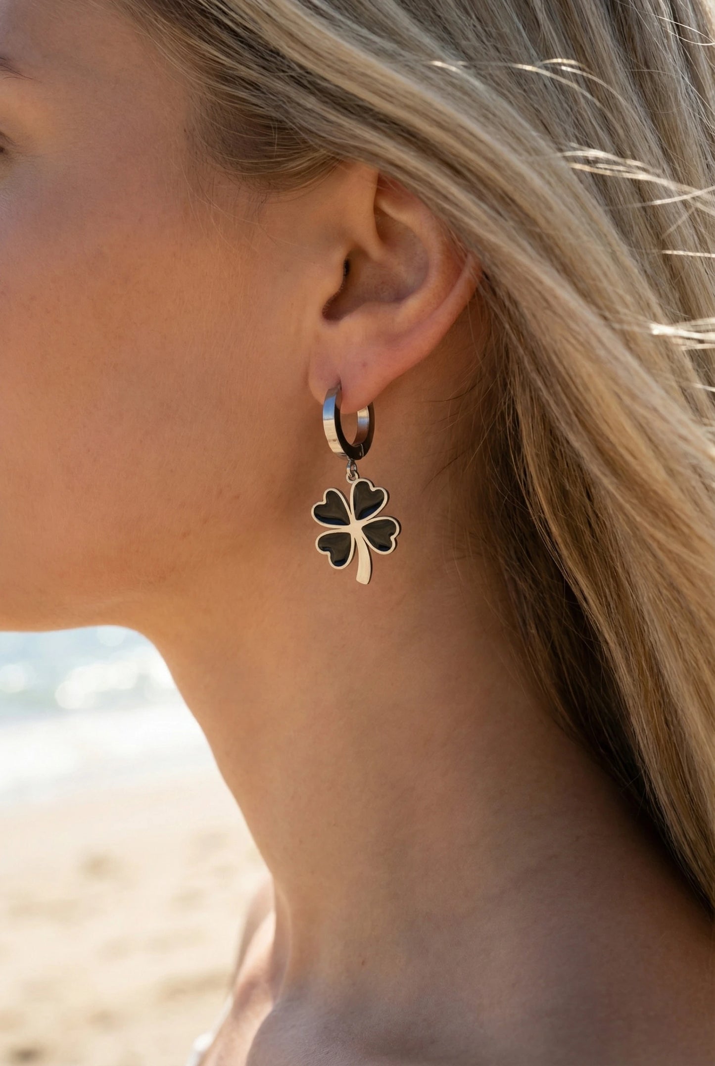 Boucles d’oreilles en acier inoxydable