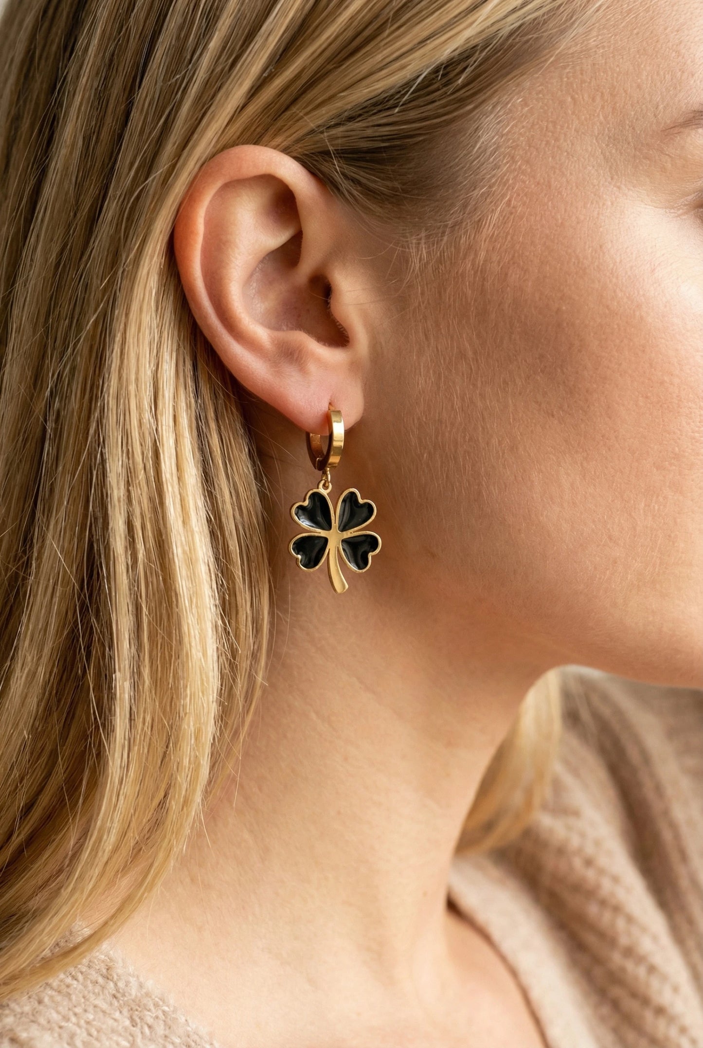 Boucles d’oreilles en acier inoxydable