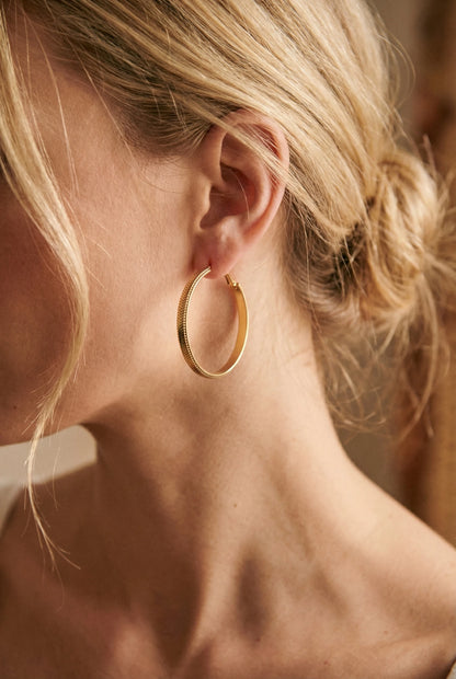 Boucles d’oreilles en acier inoxydable