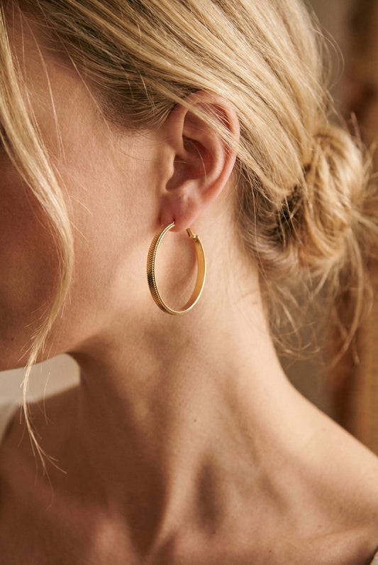 Boucles d’oreilles en acier inoxydable