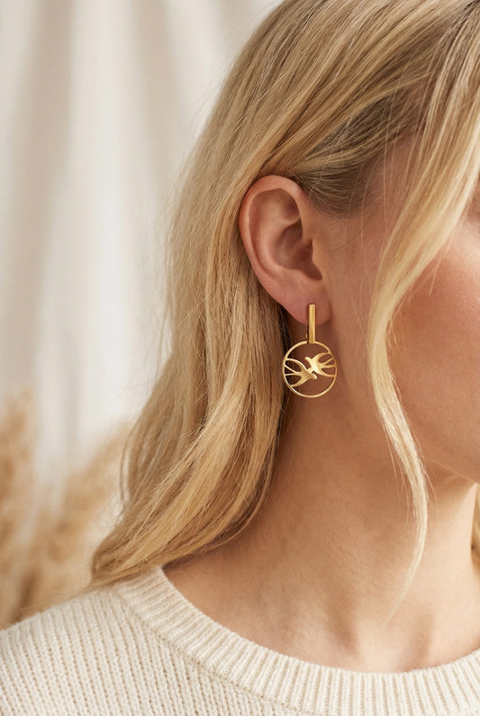 Boucles d’oreilles en acier inoxydable