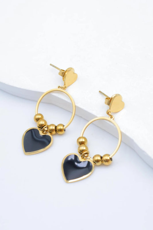 Boucles d’oreilles en acier inoxydable