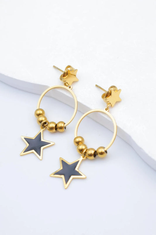Boucles d’oreilles en acier inoxydable