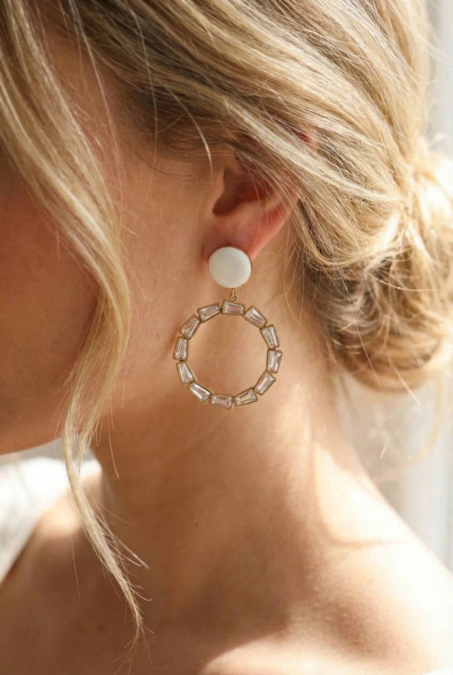 Boucles d’oreilles en acier inoxydable