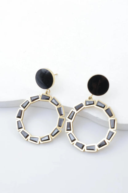 Boucles d’oreilles en acier inoxydable