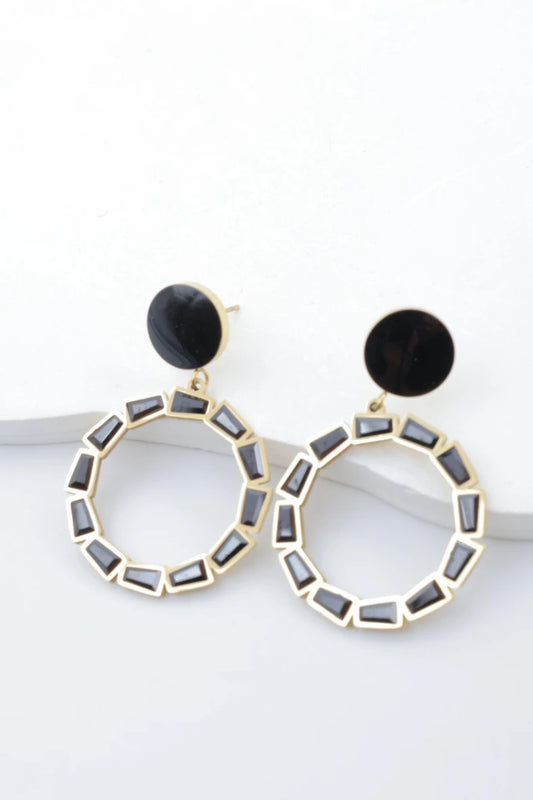 Boucles d’oreilles en acier inoxydable