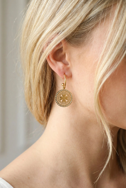 Boucles d’oreilles en acier inoxydable