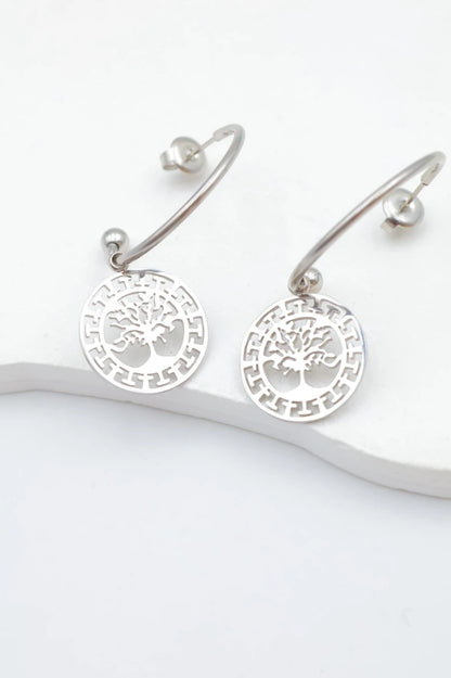 Boucles d’oreilles en acier inoxydable