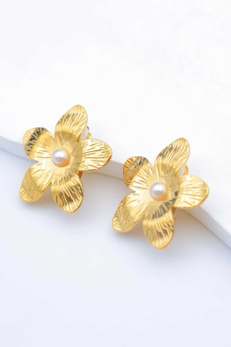 Boucles d'oreilles en acier inoxydable - DORÉ