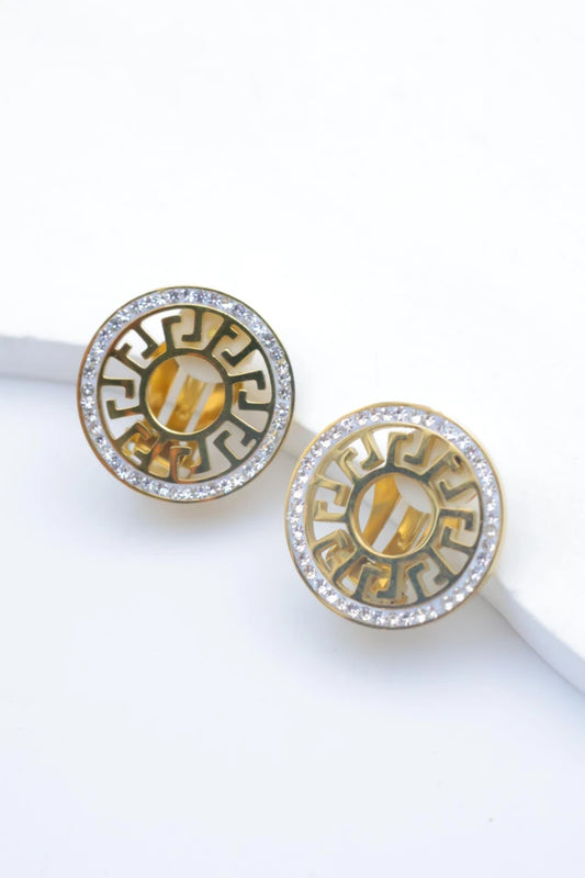 Boucles d’oreilles en acier inoxydable