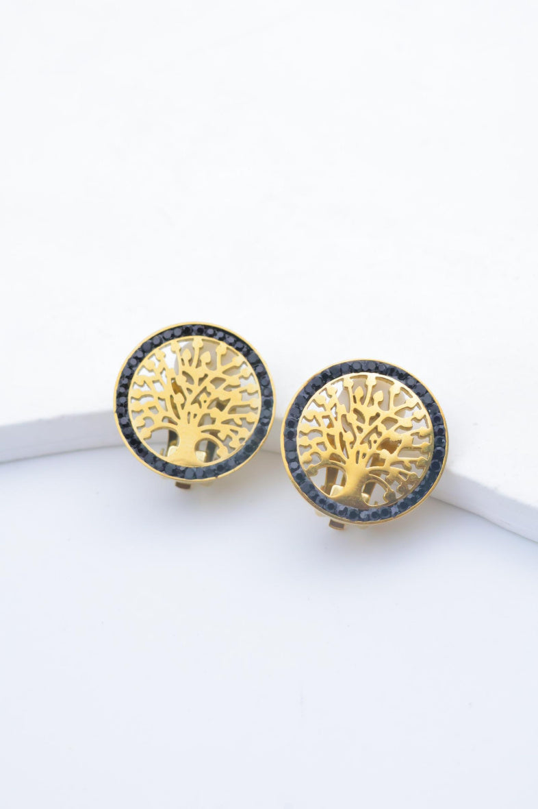 Boucles d'oreilles en acier inoxydable - DORÉ