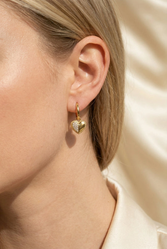 Boucles d’oreilles en acier inoxydable