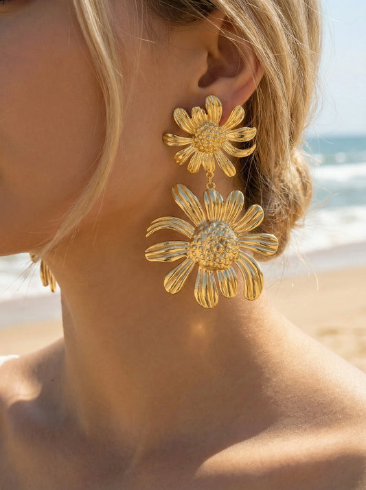 Boucles d’oreilles en acier inoxydable