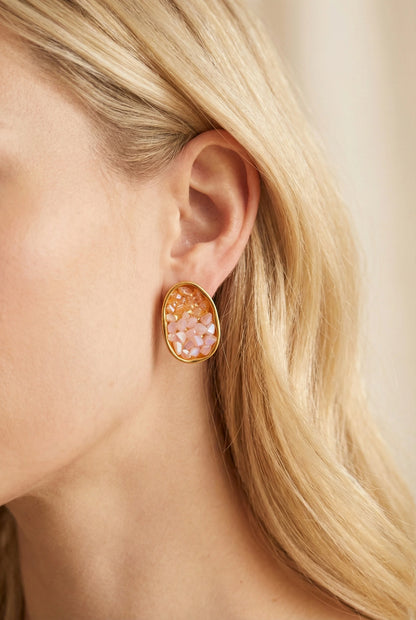 Boucles d’oreilles en acier inoxydable