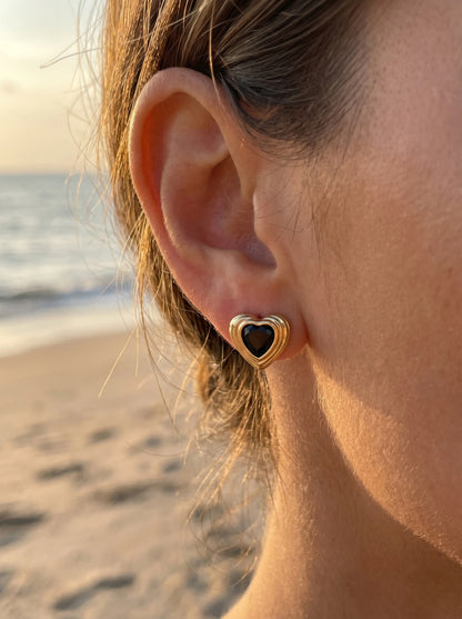 Boucles d’oreilles en acier inoxydable